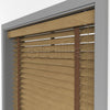 63 MM BASSWOOD Golden Oak Ahşap Jaluzi