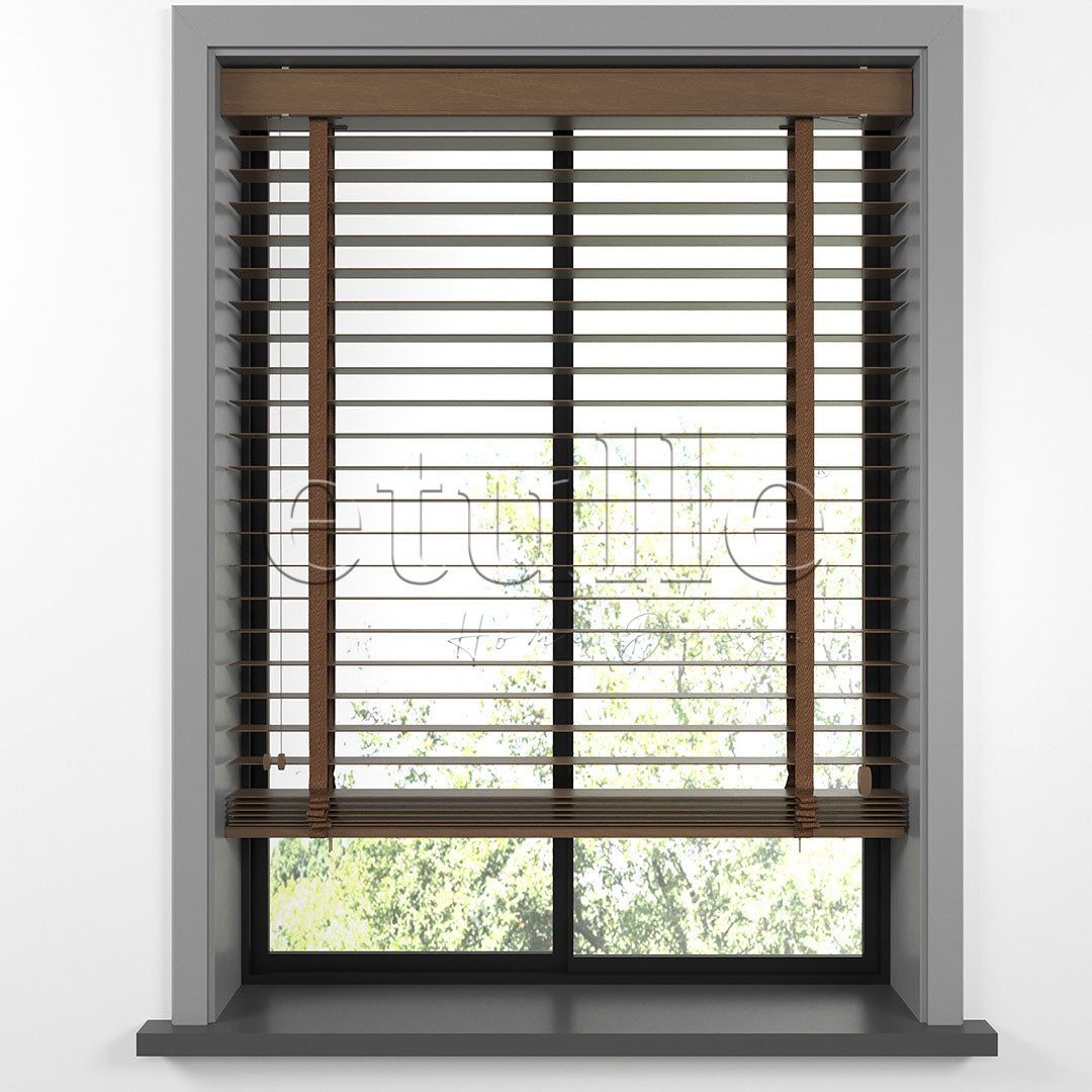 63 MM BASSWOOD Macarone Wooden Venetian Blind