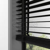 63 MM BASSWOOD Black Ahşap Jaluzi