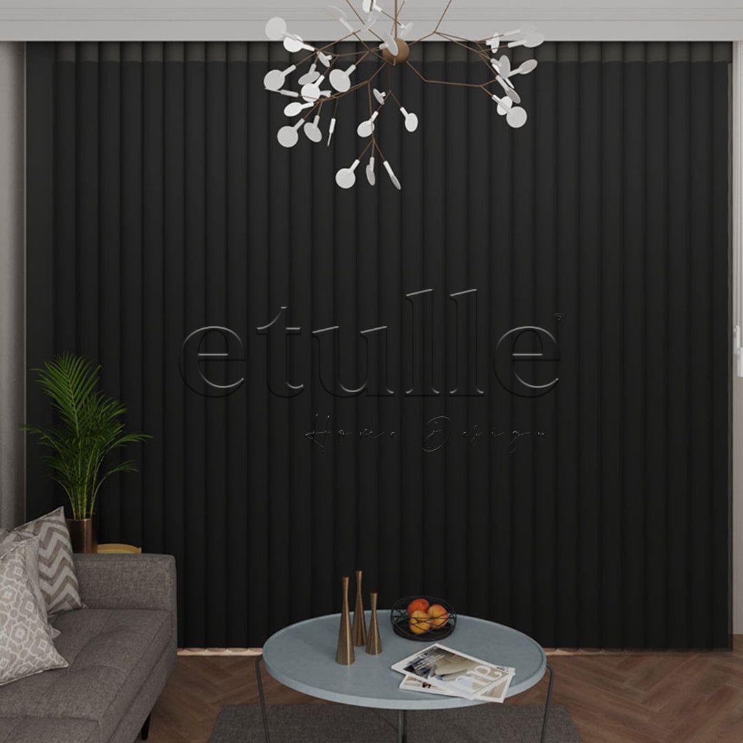 Accantus - Plain Vertical Tulle Curtain 