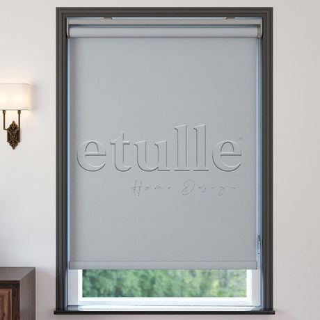 Light Grey Blackout Roller Blinds | Ashford