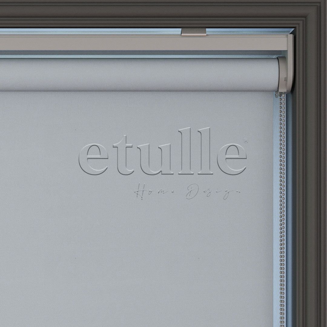 Light Grey Blackout Roller Blinds | Ashford