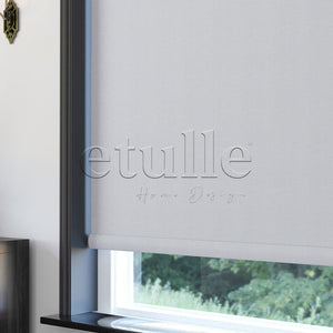 Light Grey Blackout Roller Blinds | Casa