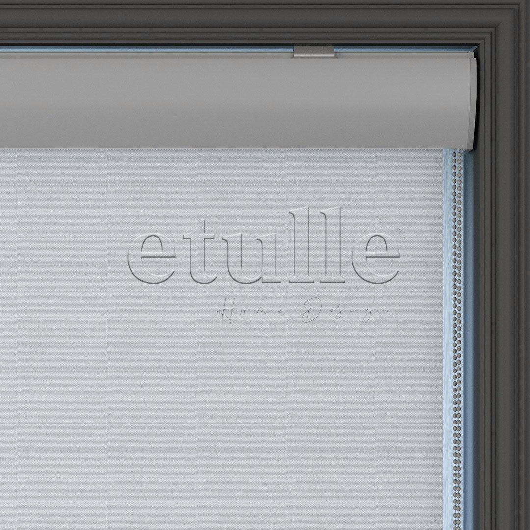 Light Grey Blackout Roller Blinds | Casa