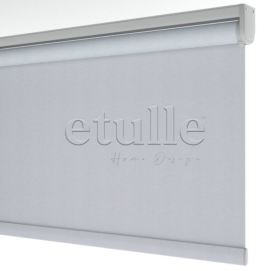 Light Grey Blackout Roller Blinds | Casa