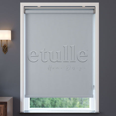 Light Grey Blackout Roller Blinds | Xenia
