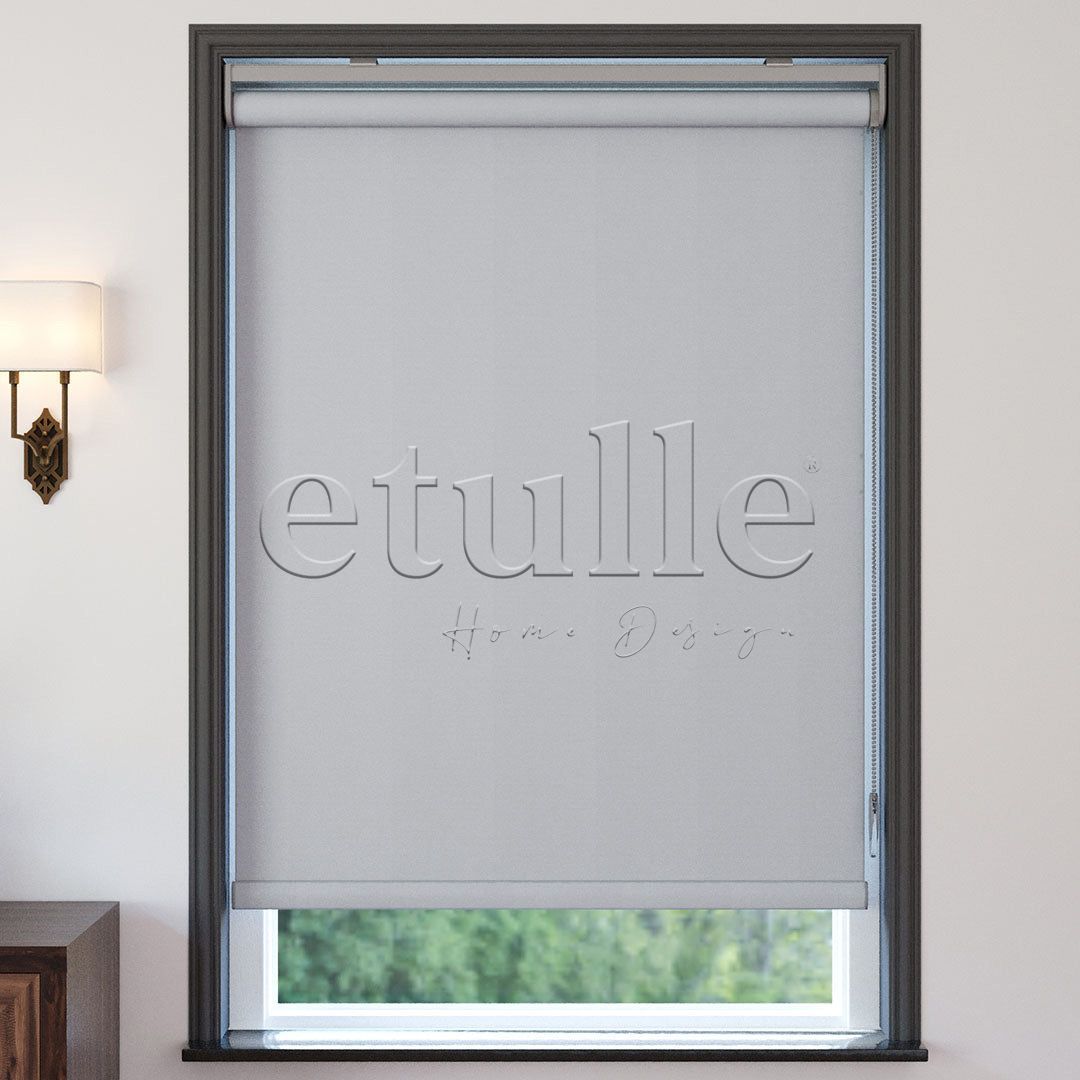 Light Grey Matte Roller Blinds | Callaway