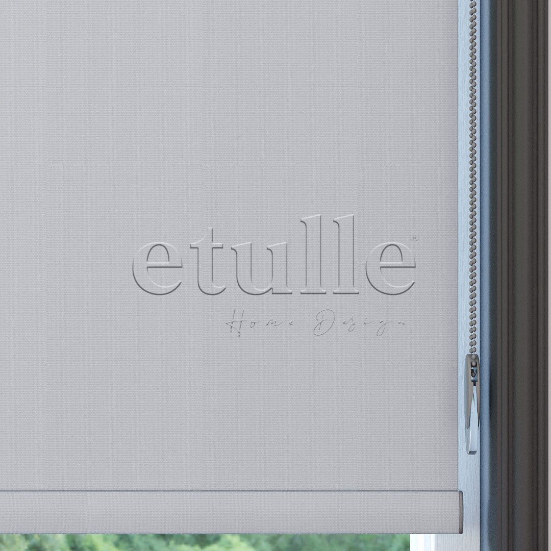 Light Grey Matte Roller Blinds | Callaway
