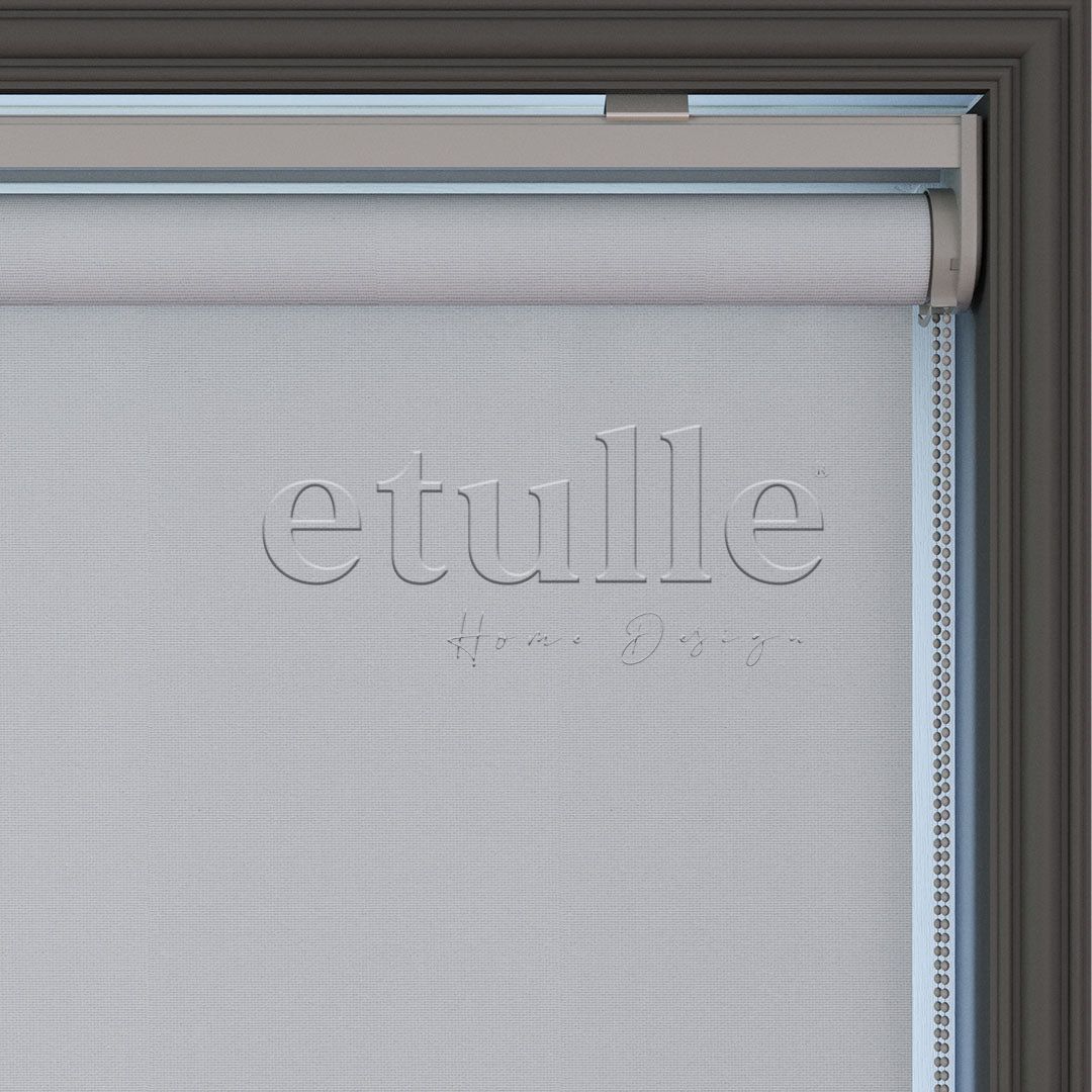 Light Grey Matte Roller Blind | Luca