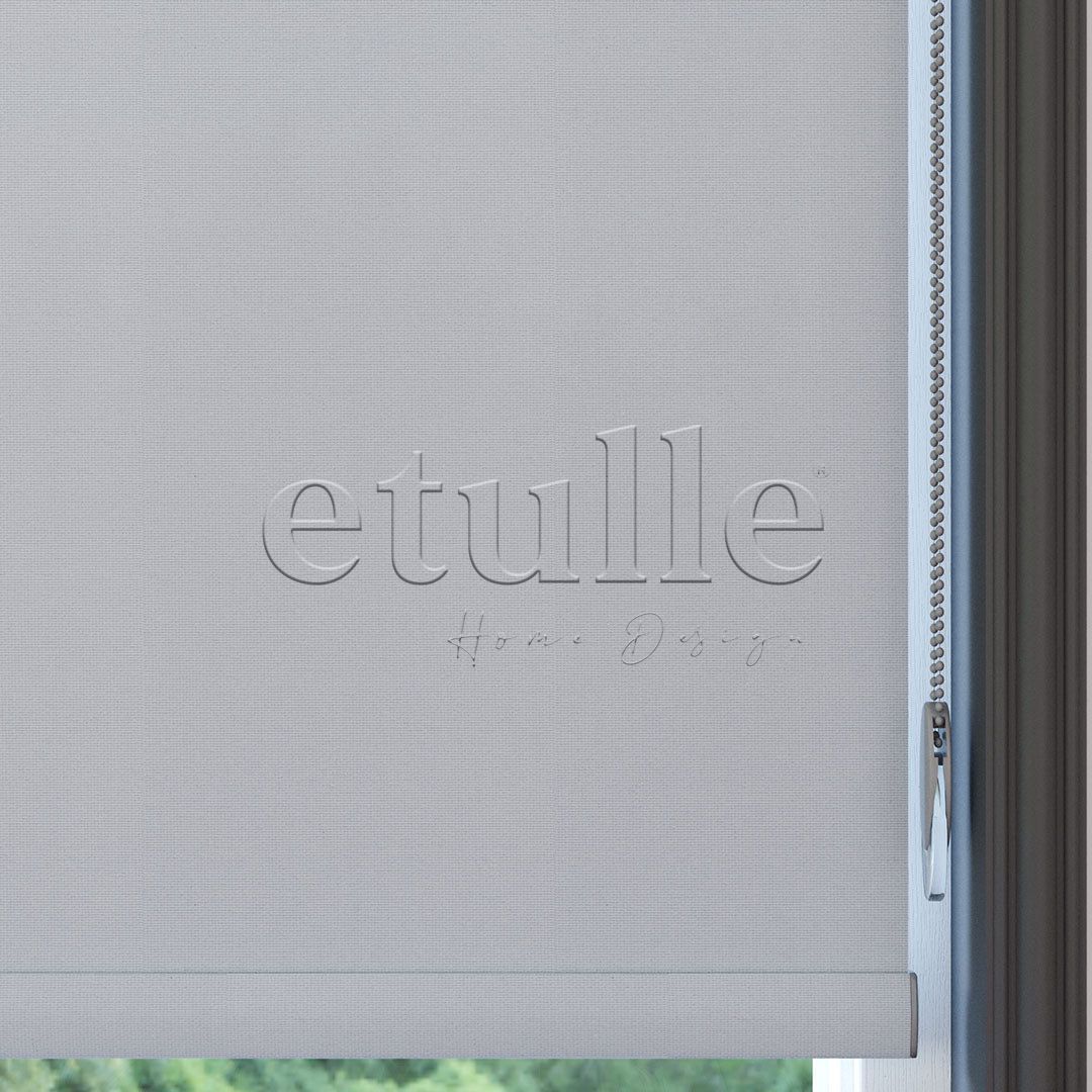 Light Grey Matte Roller Blind | Luca