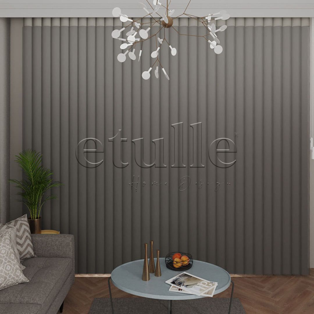 Algar - Narrow Vertical Tulle Curtain 