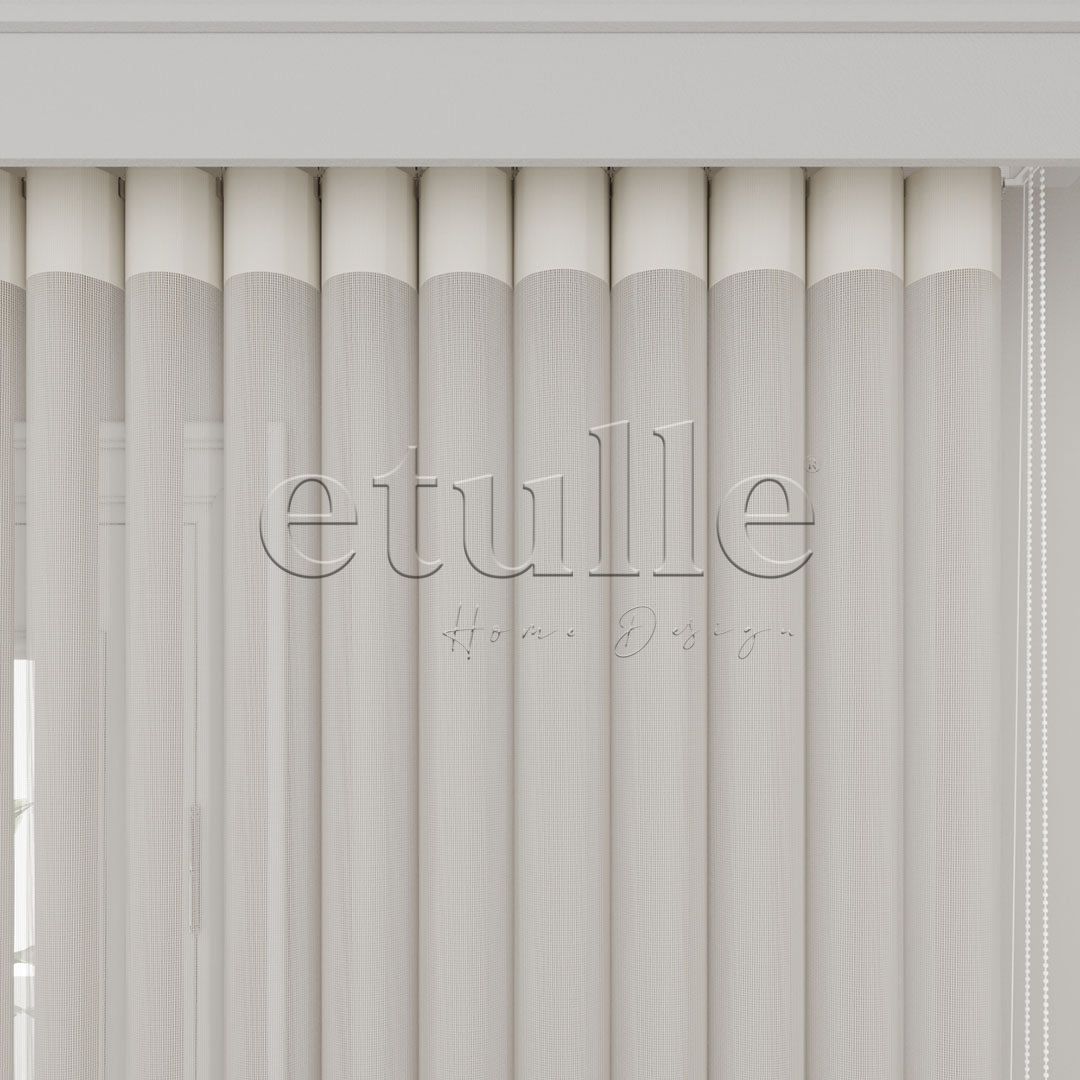 Algar - Narrow Vertical Tulle Curtain 