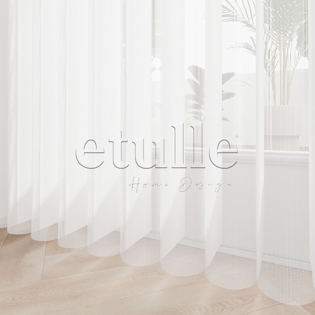 Anshu - Narrow Vertical Tulle Curtain