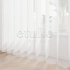 Anshu - Narrow Vertical Tulle Curtain