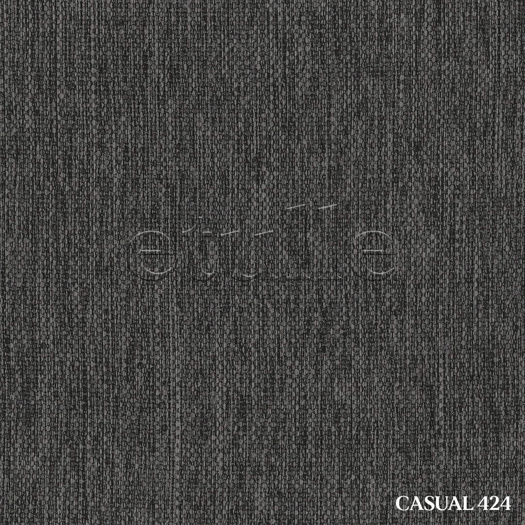 Antrasit Naturel Kırçıllı Keten Fon Perde | Casual