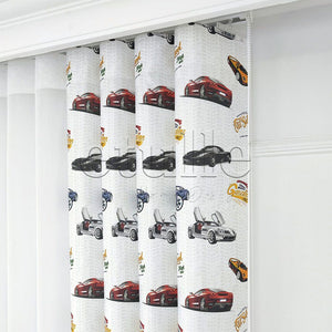 Car - Children's Room Vertical Tulle Curtains 