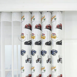 Car - Children's Room Vertical Tulle Curtains 