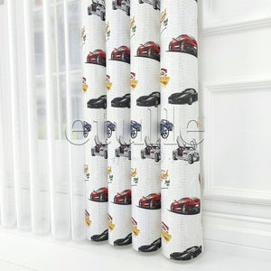 Car - Children's Room Vertical Tulle Curtains 