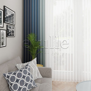 Arietta - Narrow Vertical Tulle Curtain 