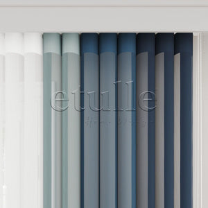 Arietta - Narrow Vertical Tulle Curtain 