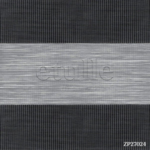 Gray Plain Zebra Curtain | Arlo