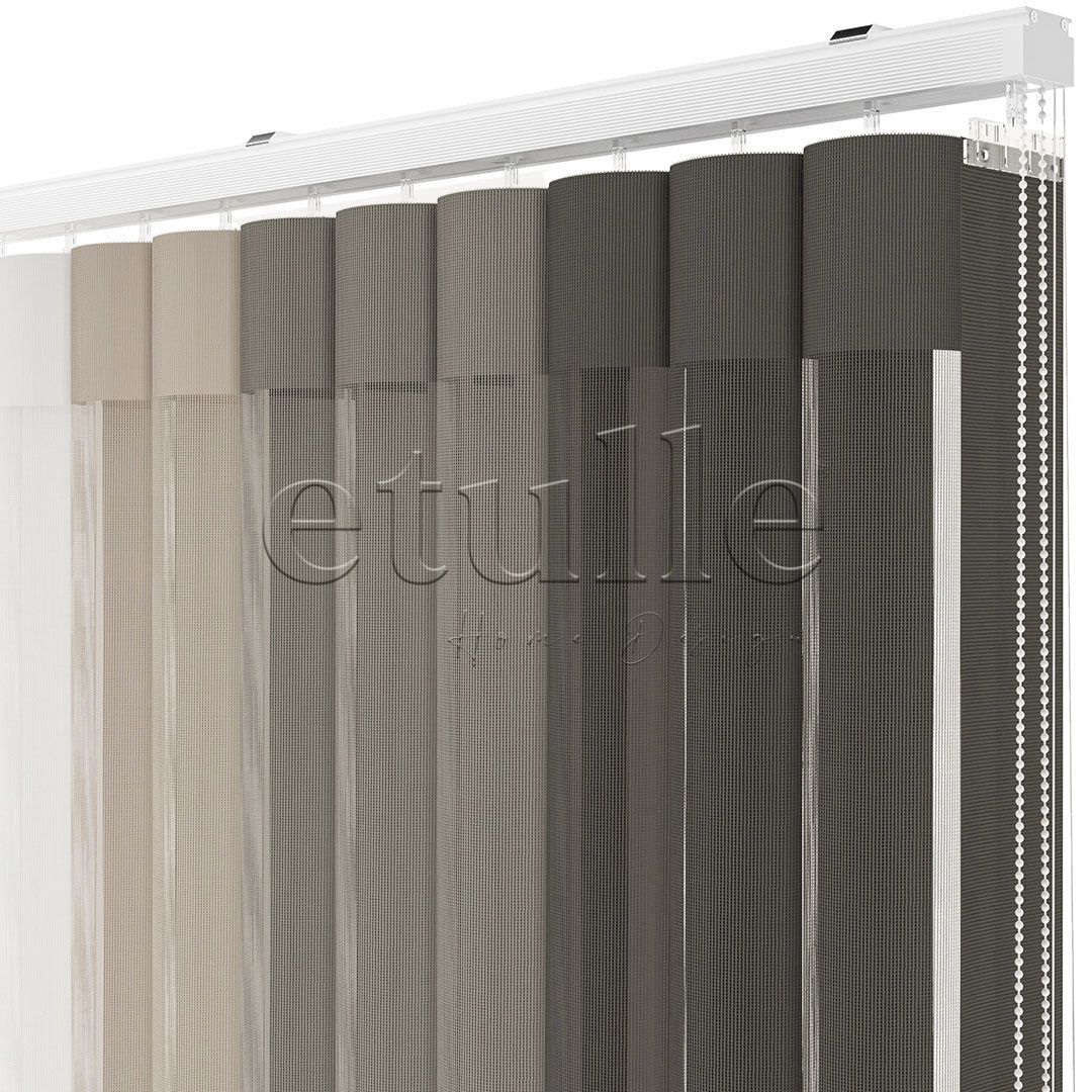 Bartley - Plain Vertical Tulle Curtain