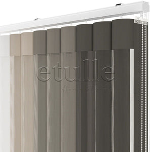 Bartley - Plain Vertical Tulle Curtain