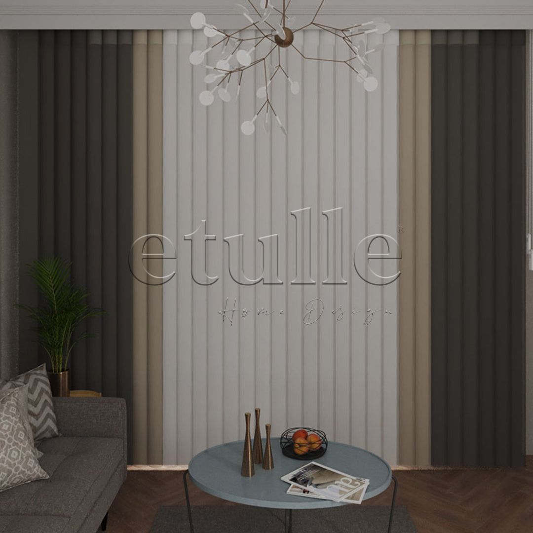 Bartley - Plain Vertical Tulle Curtain