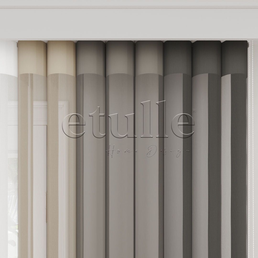 Bartley - Plain Vertical Tulle Curtain