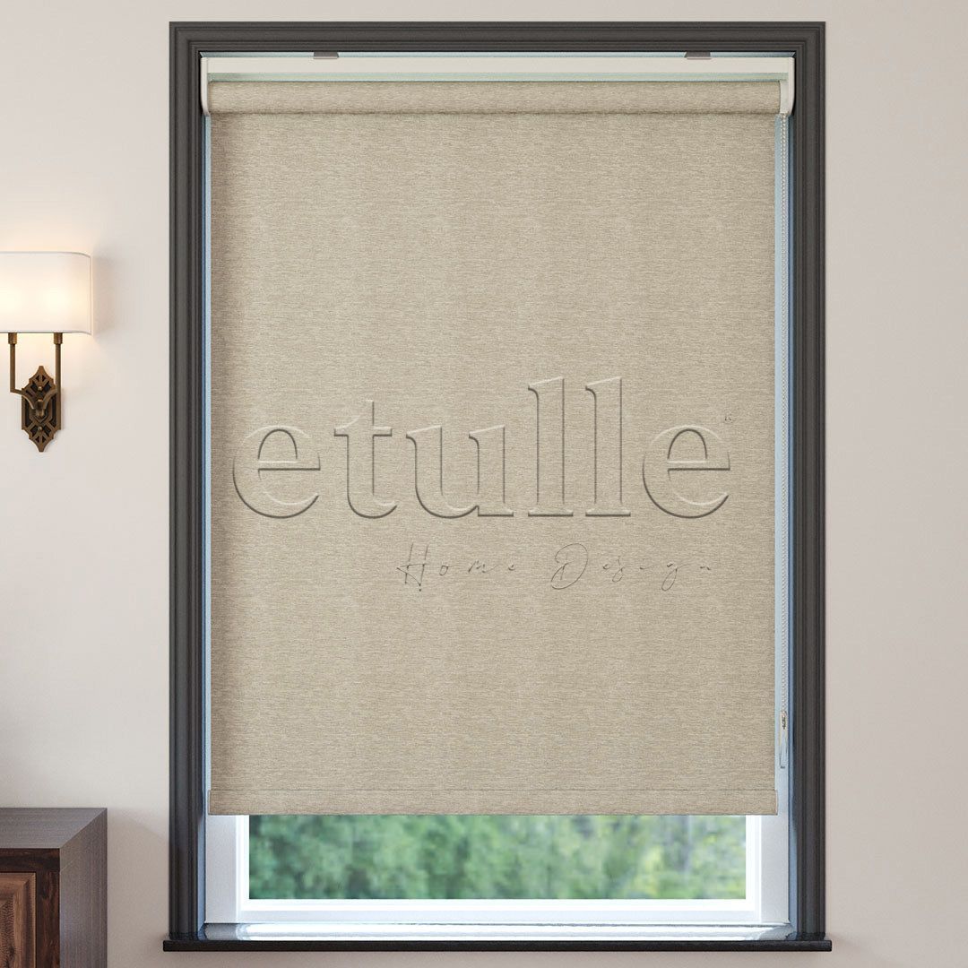 Beige Blackout Roller Blinds | astoria