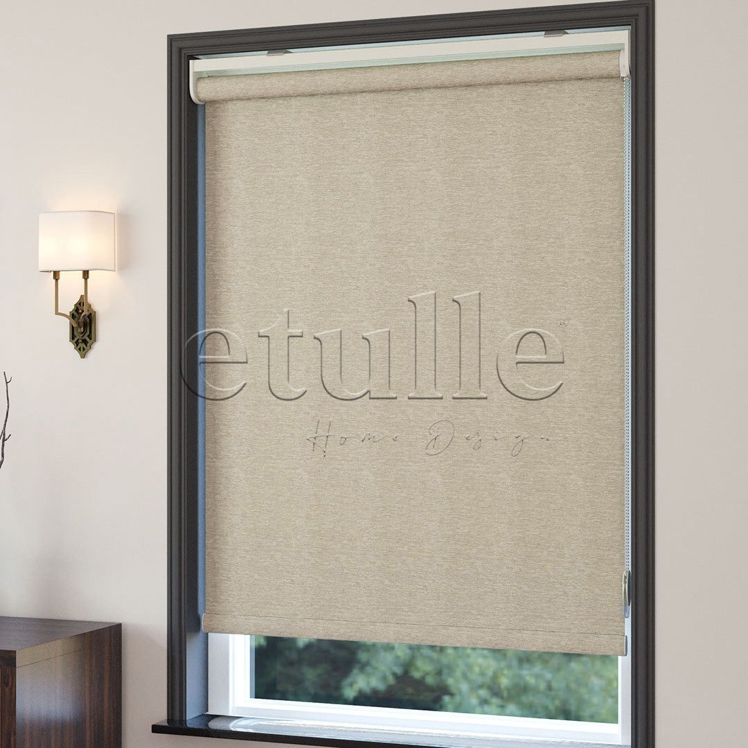 Beige Blackout Roller Blinds | astoria