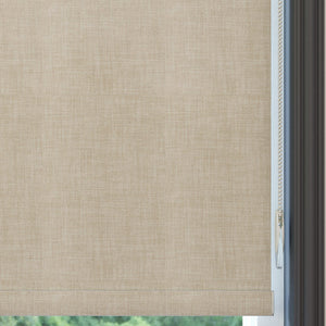 Beige Matte Linen Roller Blinds | brodie