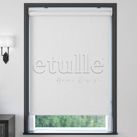 White Blackout Roller Blinds | Xenia
