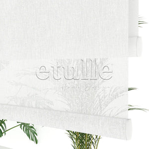 White Plain Double Roller Blind | Nevis