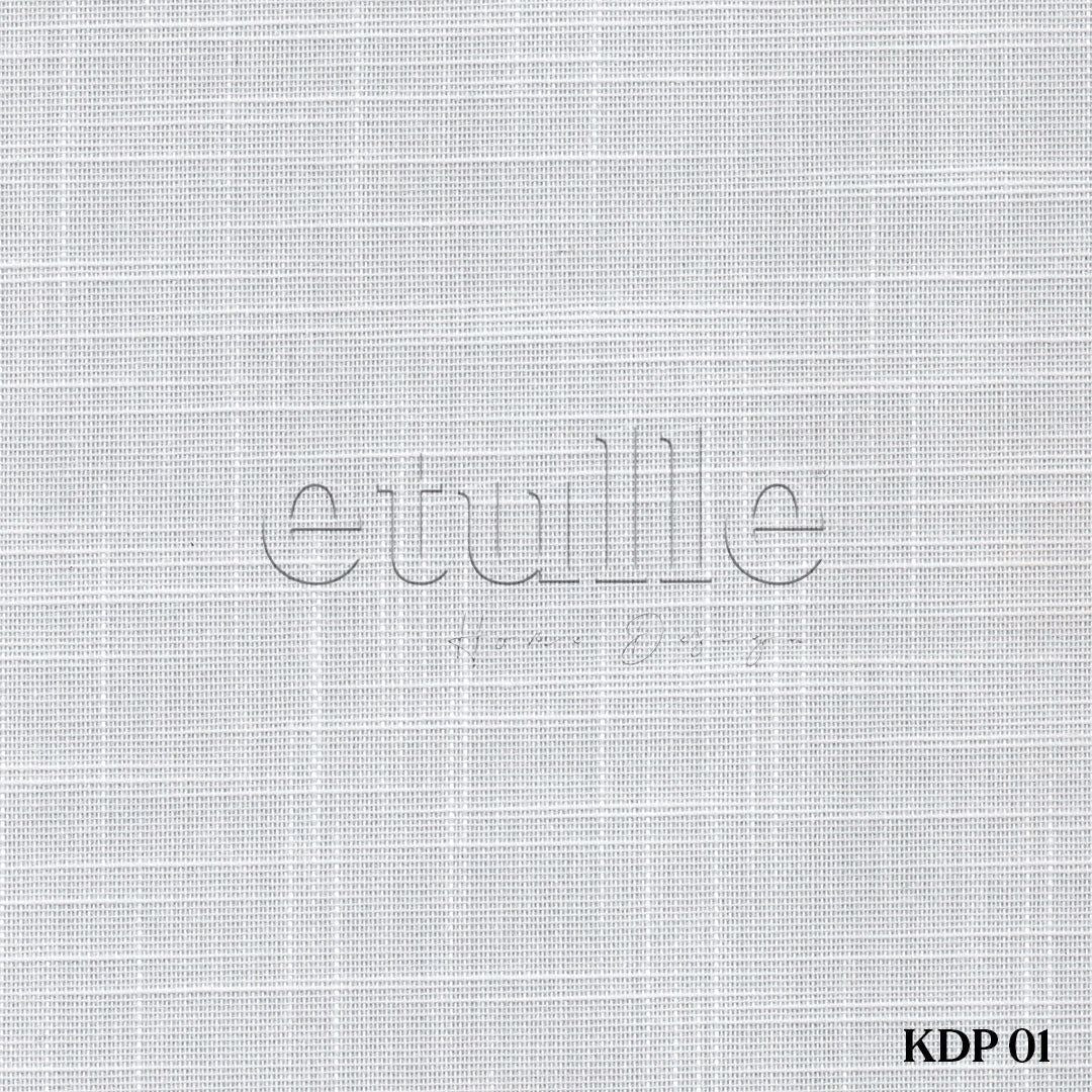 White Plain Fabric Vertical Blinds | Larissa