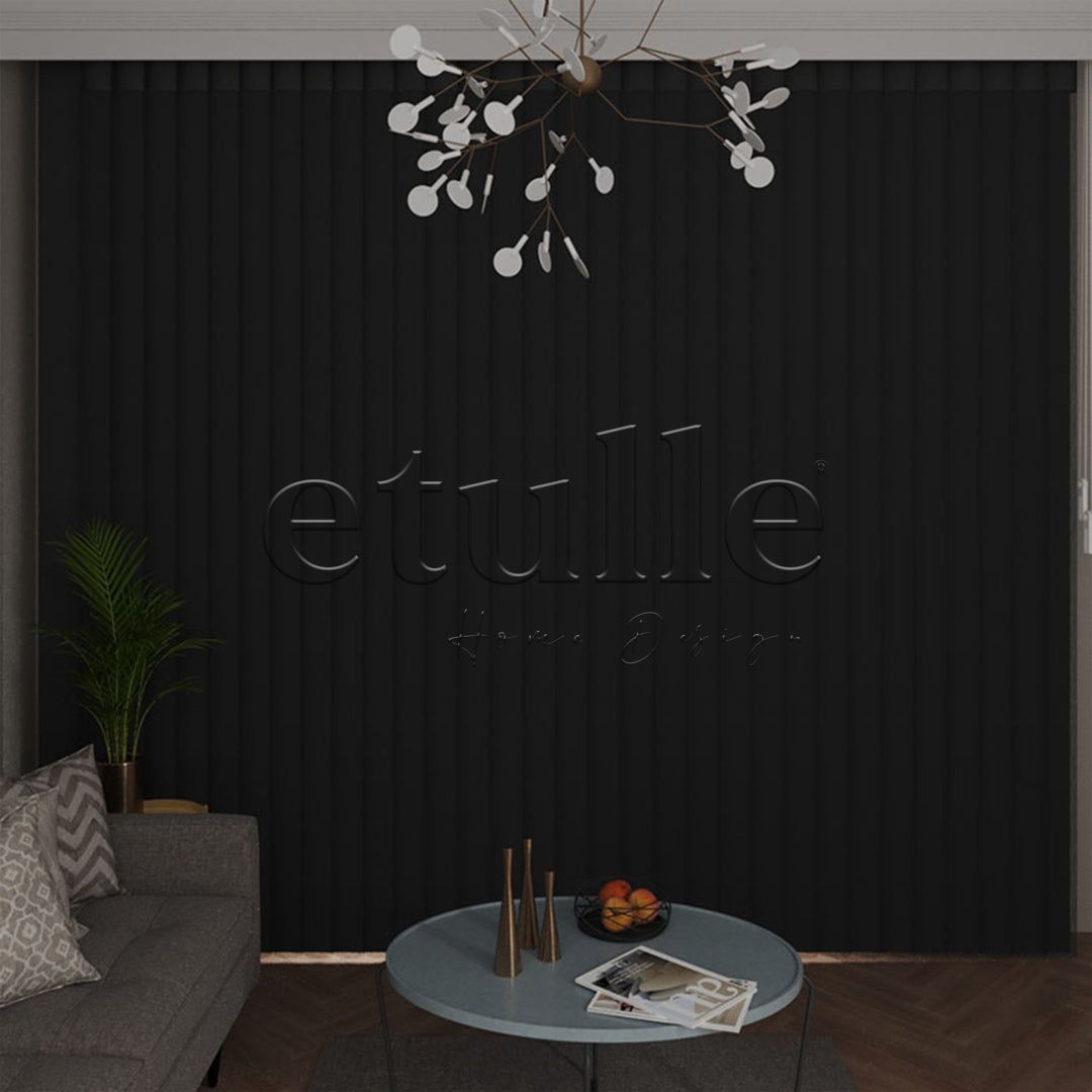 Blackpool - Cationic Vertical Tulle Curtain