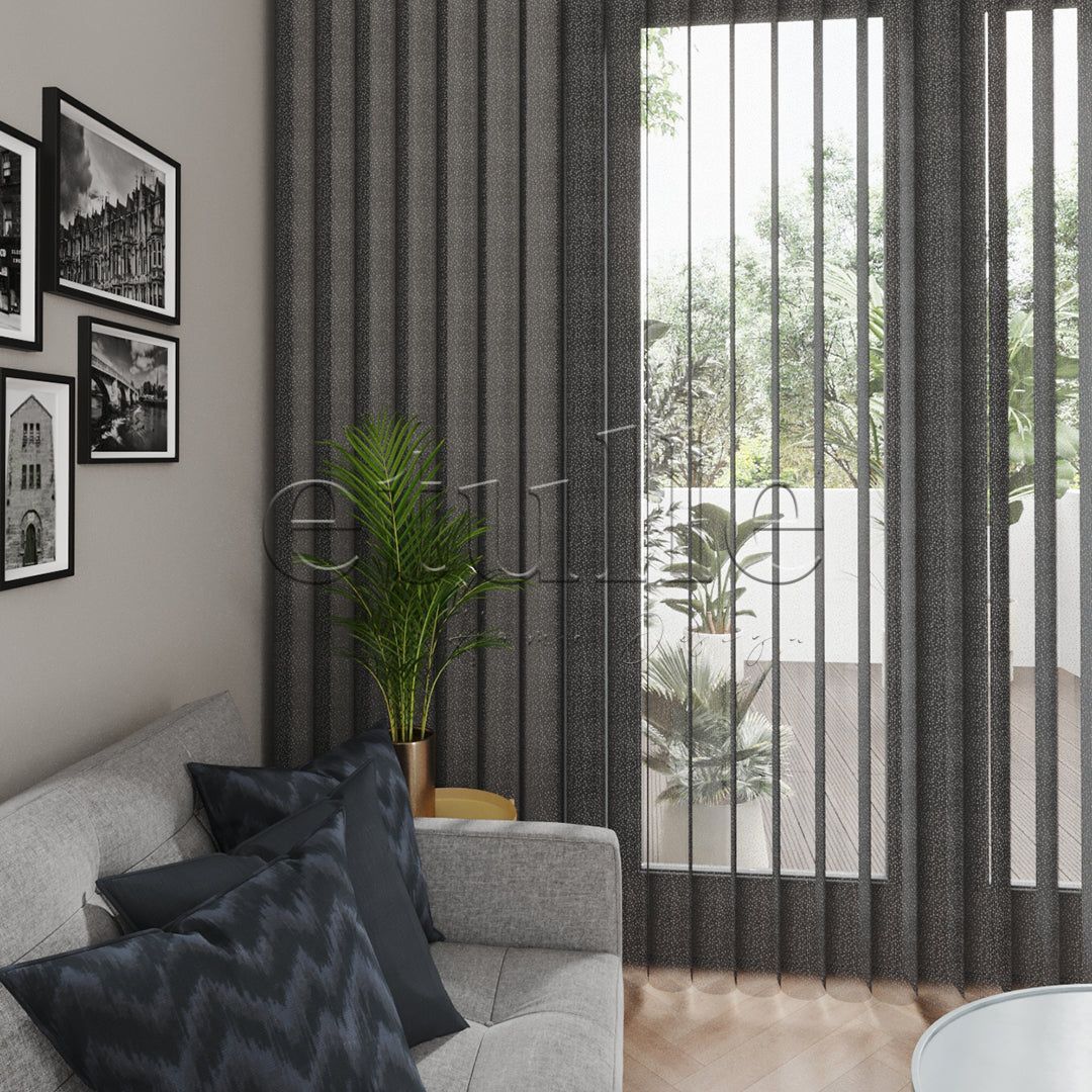 Blackpool - Cationic Vertical Tulle Curtain