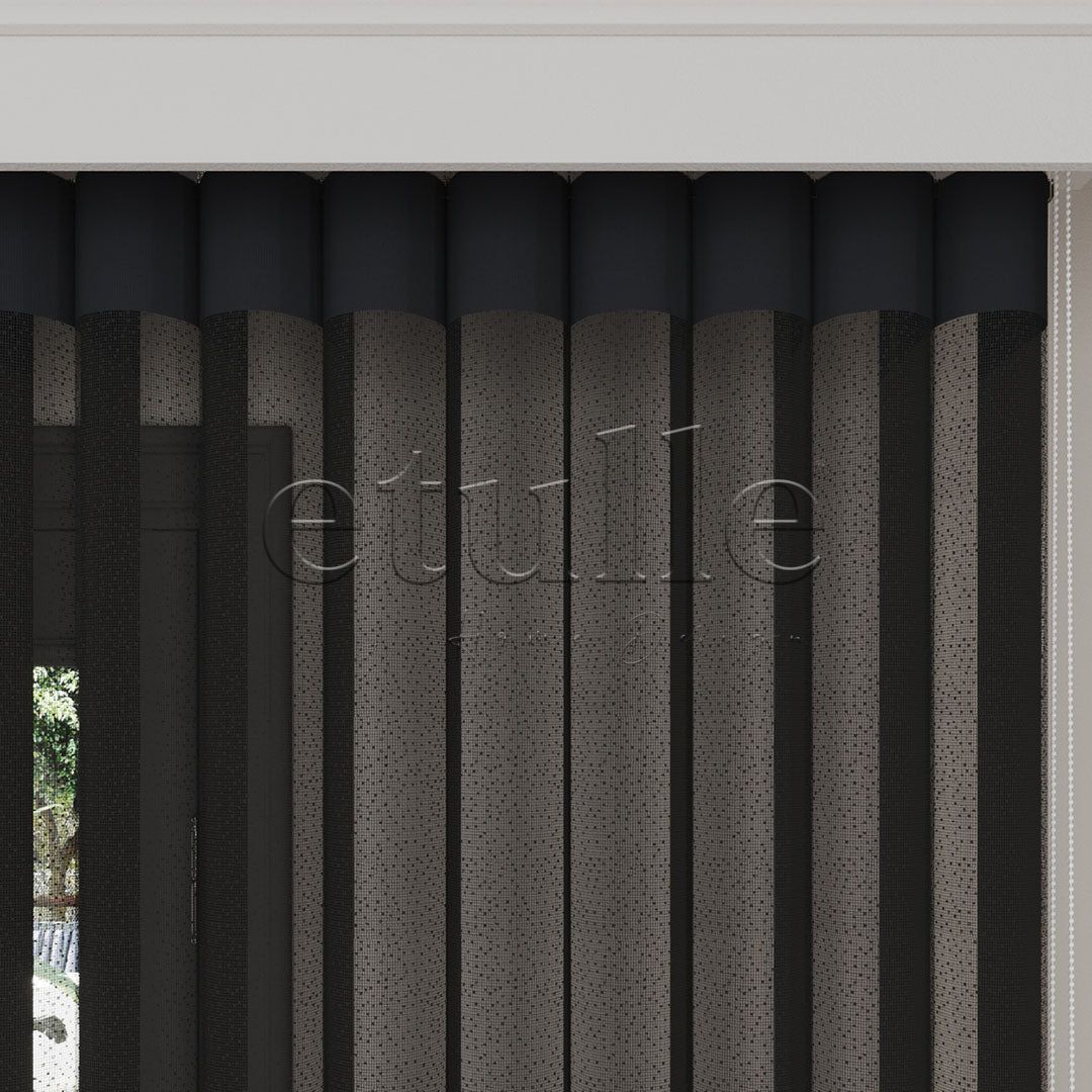 Blackpool - Cationic Vertical Tulle Curtain