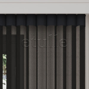 Blackpool - Cationic Vertical Tulle Curtain