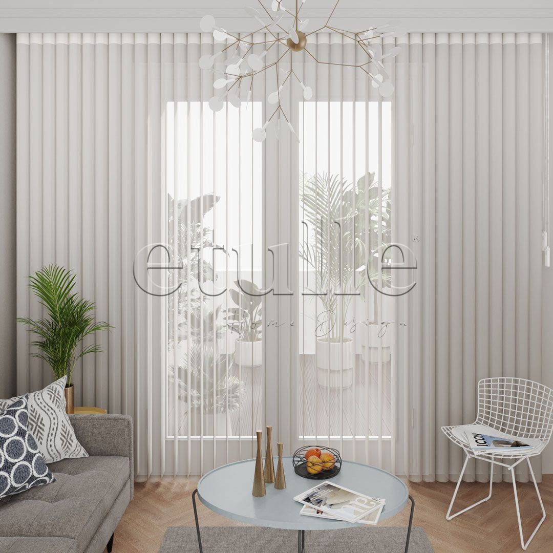 Bolonia - Narrow Vertical Tulle Curtain