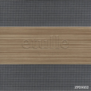 Light Brown Blackout Zebra Curtain | Bolsena
