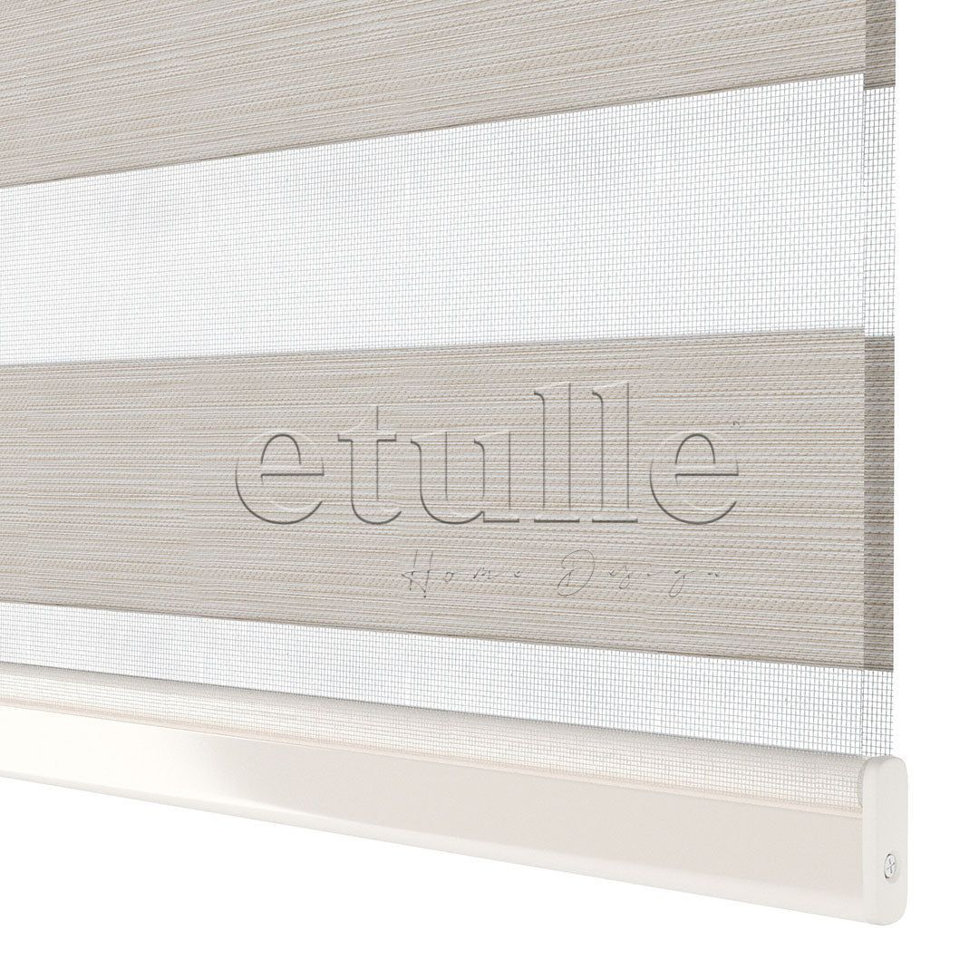 Cream Blackout Zebra Curtain | bolsena