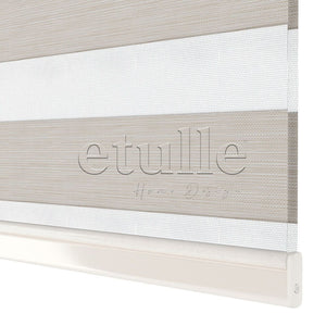 Cream Blackout Zebra Curtain | bolsena
