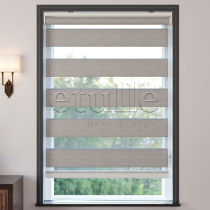 Cream Blackout Zebra Curtain | bolsena