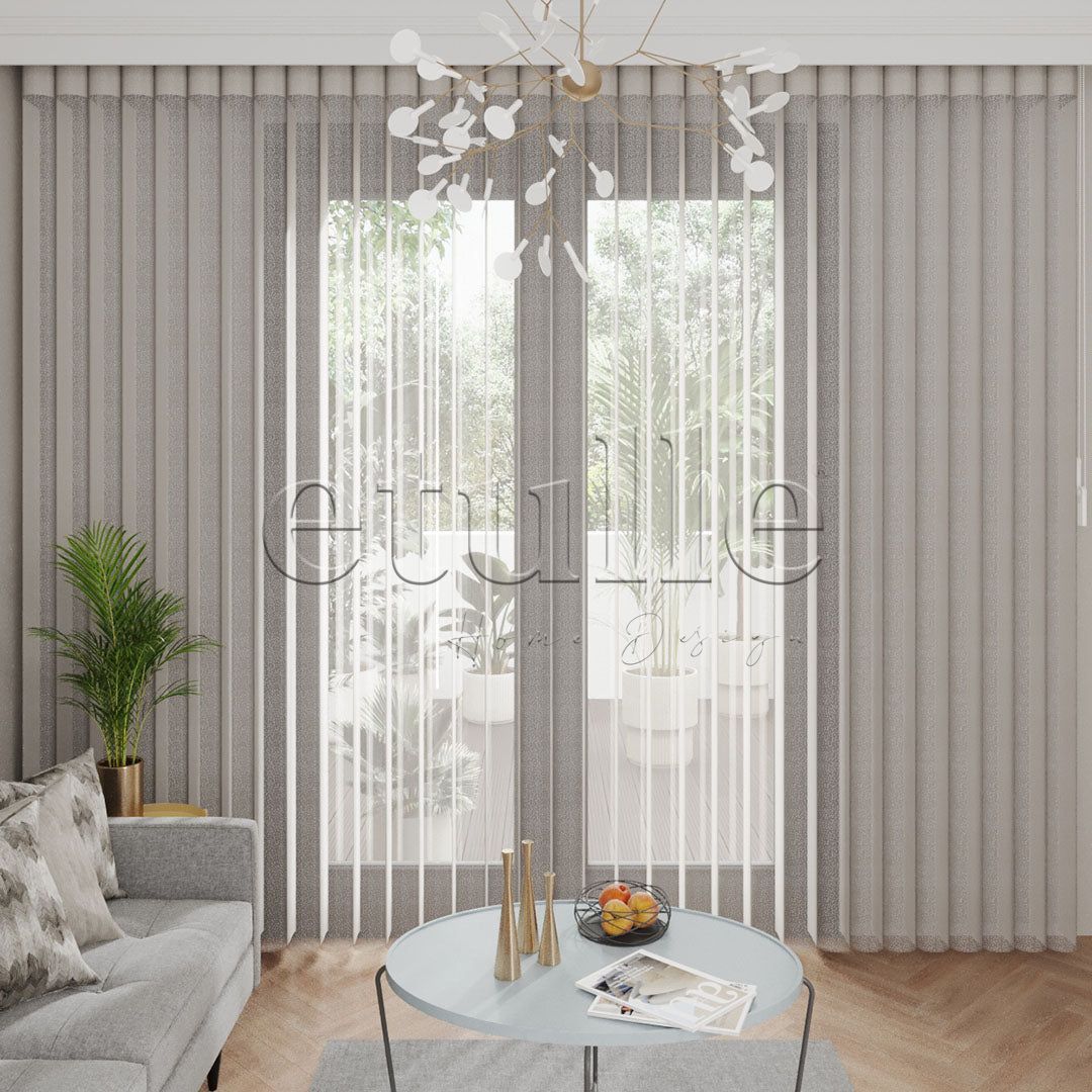 Bonito - Cationic Vertical Tulle Curtain