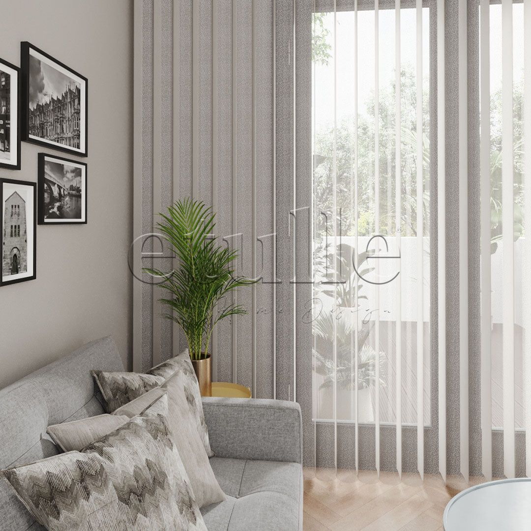 Bonito - Cationic Vertical Tulle Curtain