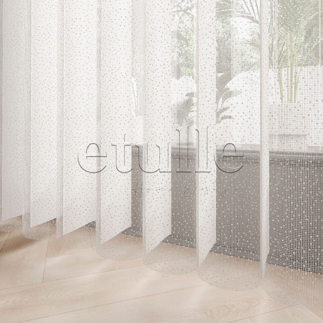 Bonito - Cationic Vertical Tulle Curtain