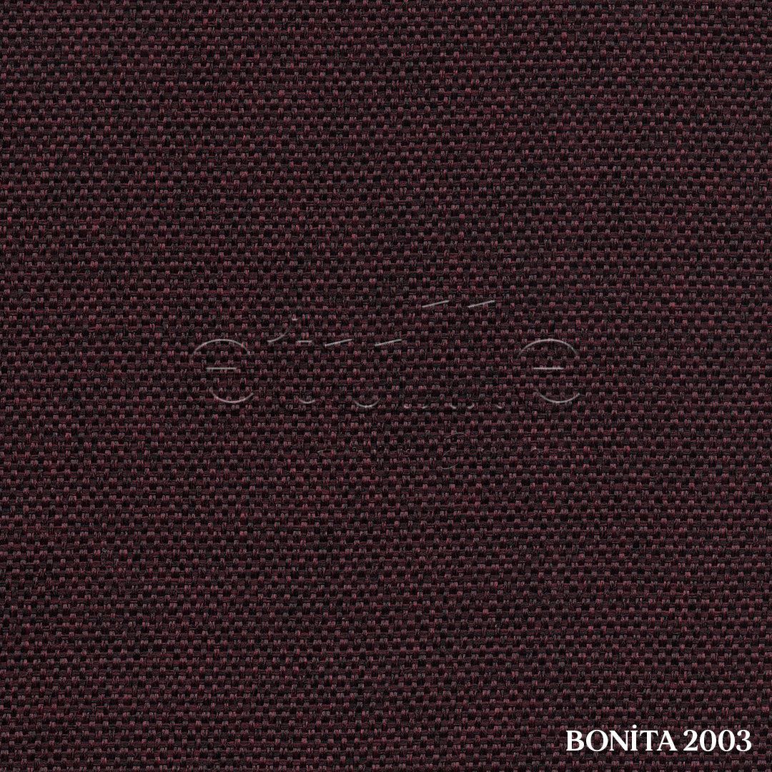 Bordo Hasır Keten Karartma Fon Perde | Bonita