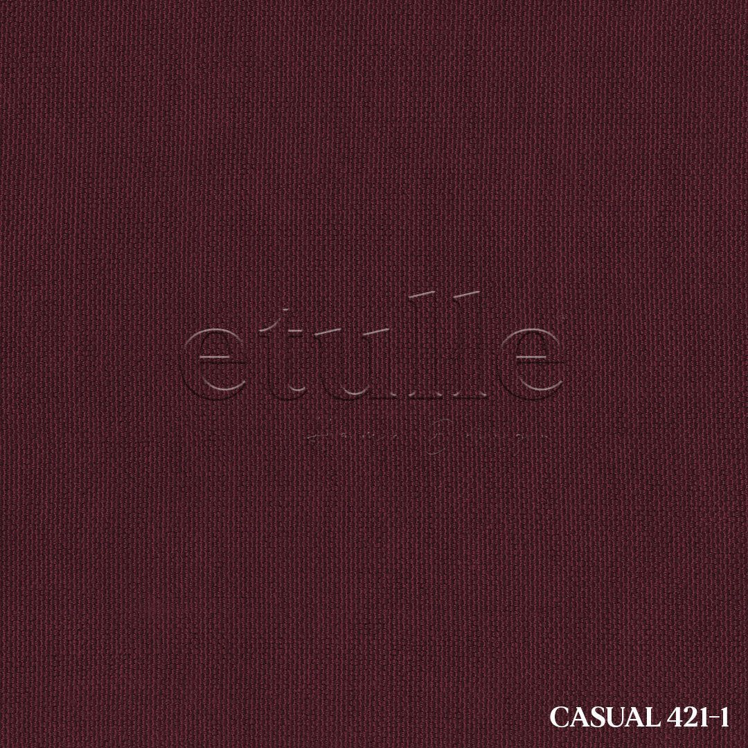 Bordo Naturel Keten Fon Perde | Casual