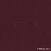 Bordo Naturel Keten Fon Perde | Casual